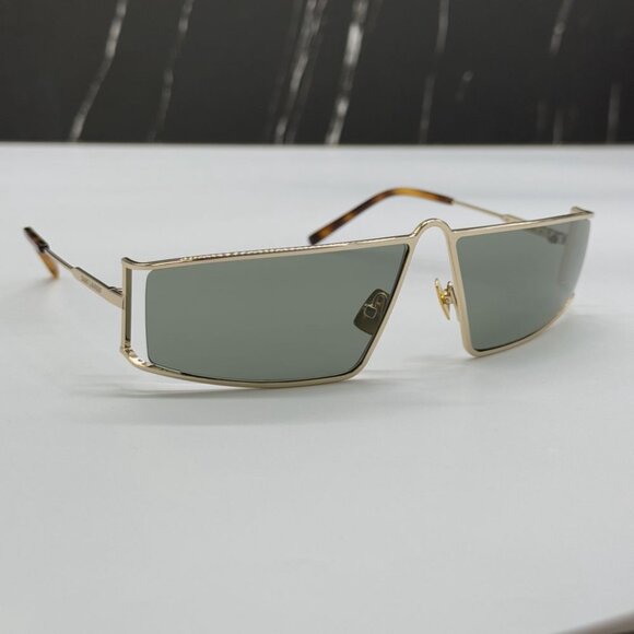 NEW SAINT LAURENT SL606 004  UNISEX GOLD SUNGLASSES SAINT LAURENT SL606 004 main image 5